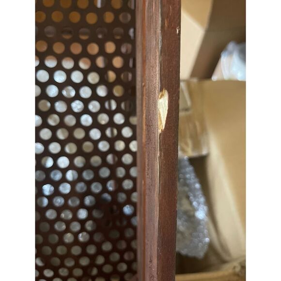 Rustic Wood And Metal Wagon Cart Style Plant Stand 24.25 Inches Long - Picture 8 of 8